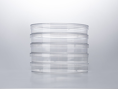 培養(yǎng)皿蓋外邊緣凸起，保證疊放穩(wěn)定；