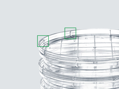 皿外環(huán)多條加強(qiáng)筋與加固環(huán)設(shè)計(jì) ，有效增加皿體強(qiáng)度，防止側(cè)壓變形